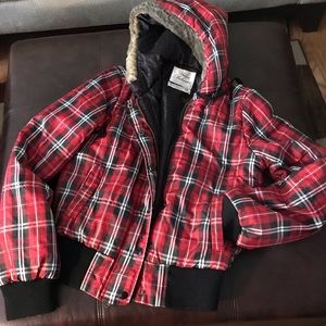 Urban behavior plaid fall/winter coat